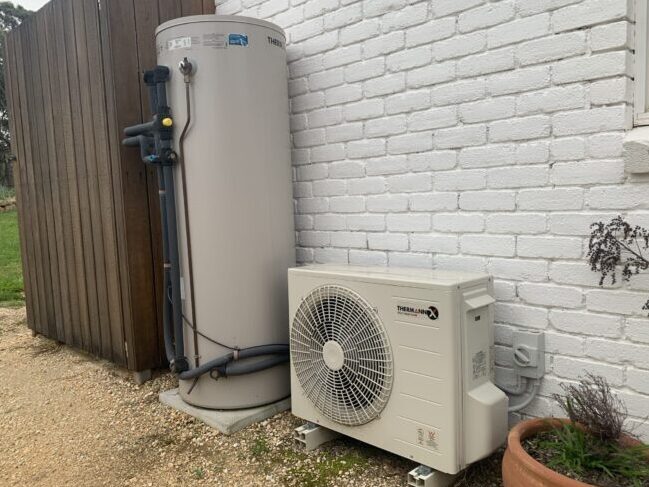 heat pump hot water split system thermann